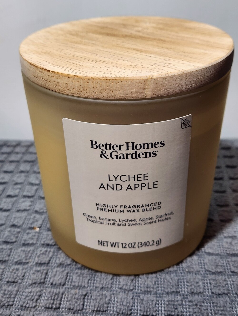 Better Homes And Gardens Lychee And Apple Scented Candle 12oz